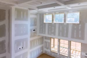 sheetrock new home walls