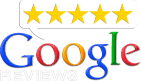Five-star rating on Google Reviews