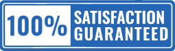 100% satisfaction guaranteed